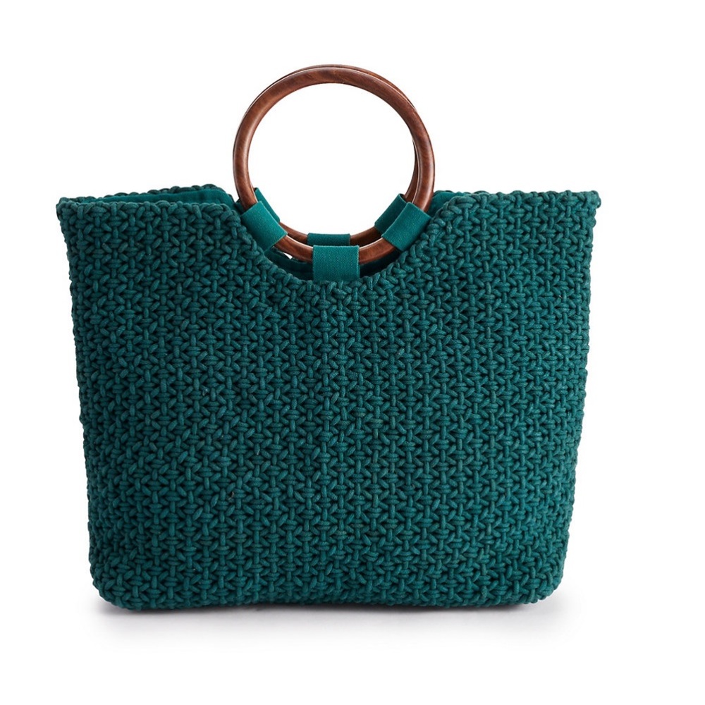 NWT Circus by Sam Edelman Susannah Macrame Satchel